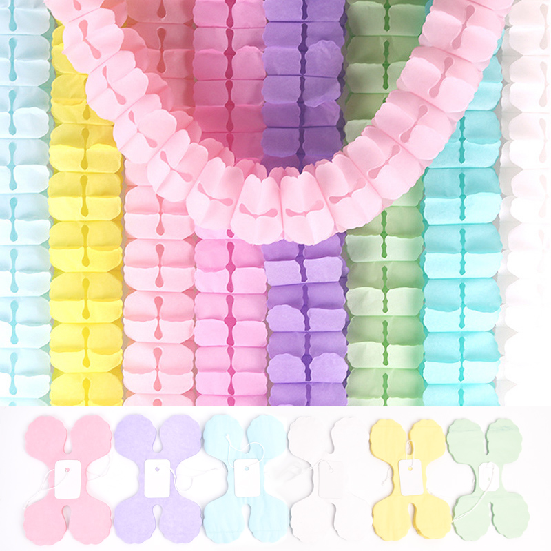 Tinsel Garland Decoration - 1 szt. 3m Girlanda z papierowych