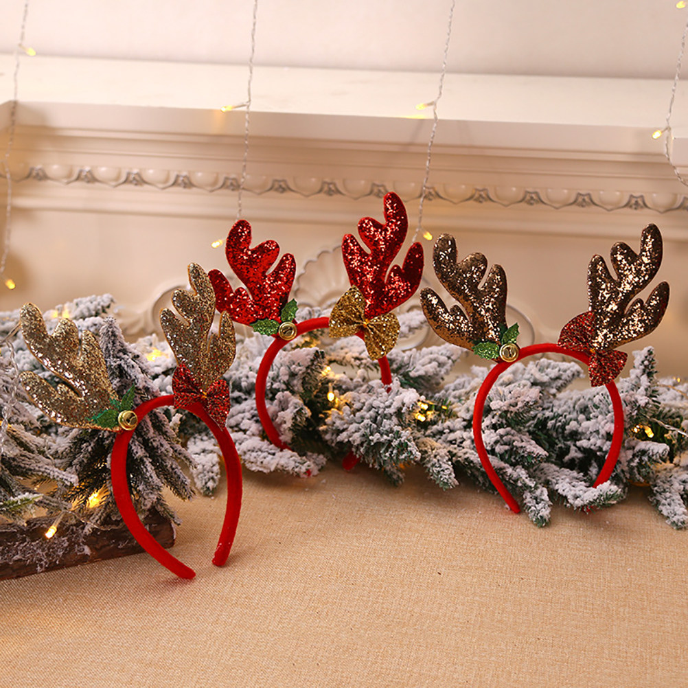 Reindeer Antlers Headband - 3 szt. Opaski na głowę z
