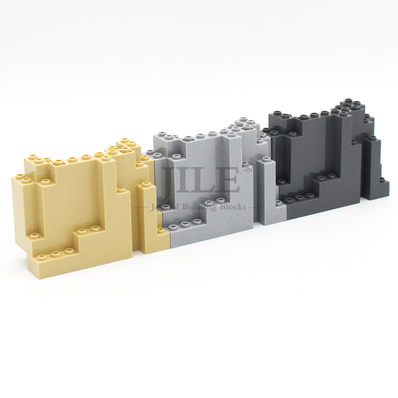 Lego Set Creator - Panel Skalny Moc Rock 4x10x6 Prostokątny