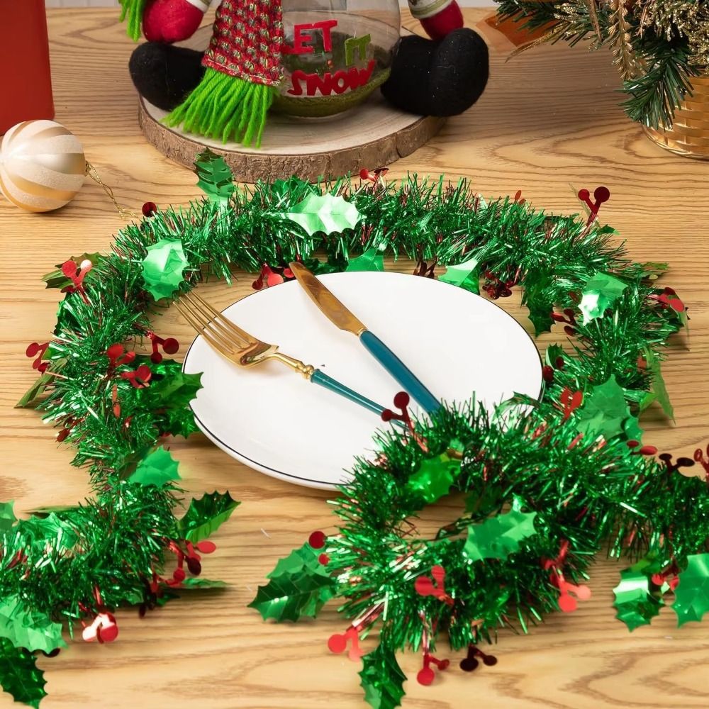 2 SZT. Wielorazowa girlanda św – Tinsel Garland Decoration recenzja i cena