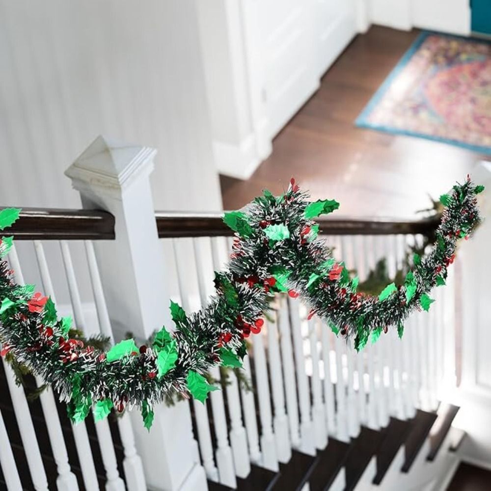 2 SZT. Wielorazowa girlanda św – Tinsel Garland Decoration recenzja i cena
