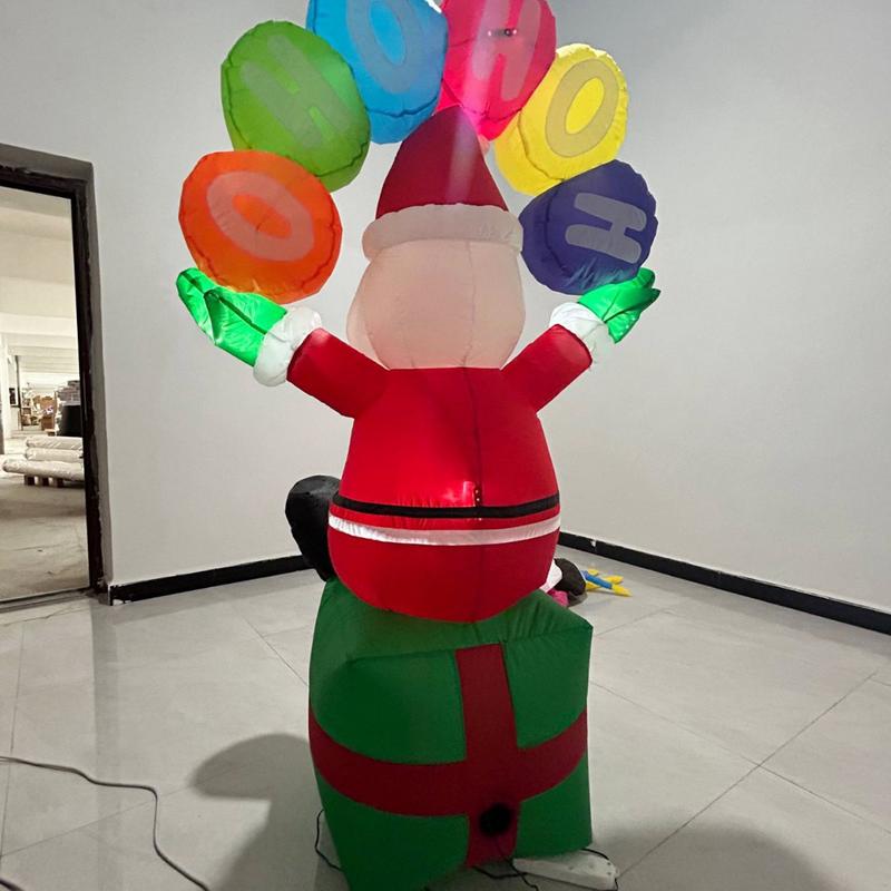Nadmuchiwany Święty Mikołaj z  – Christmas Lights Outdoor recenzja i cena