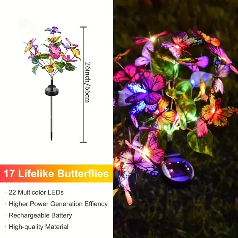 Solarny LED Motyl Lampki Ogrod – Christmas Lights Outdoor recenzja i cena