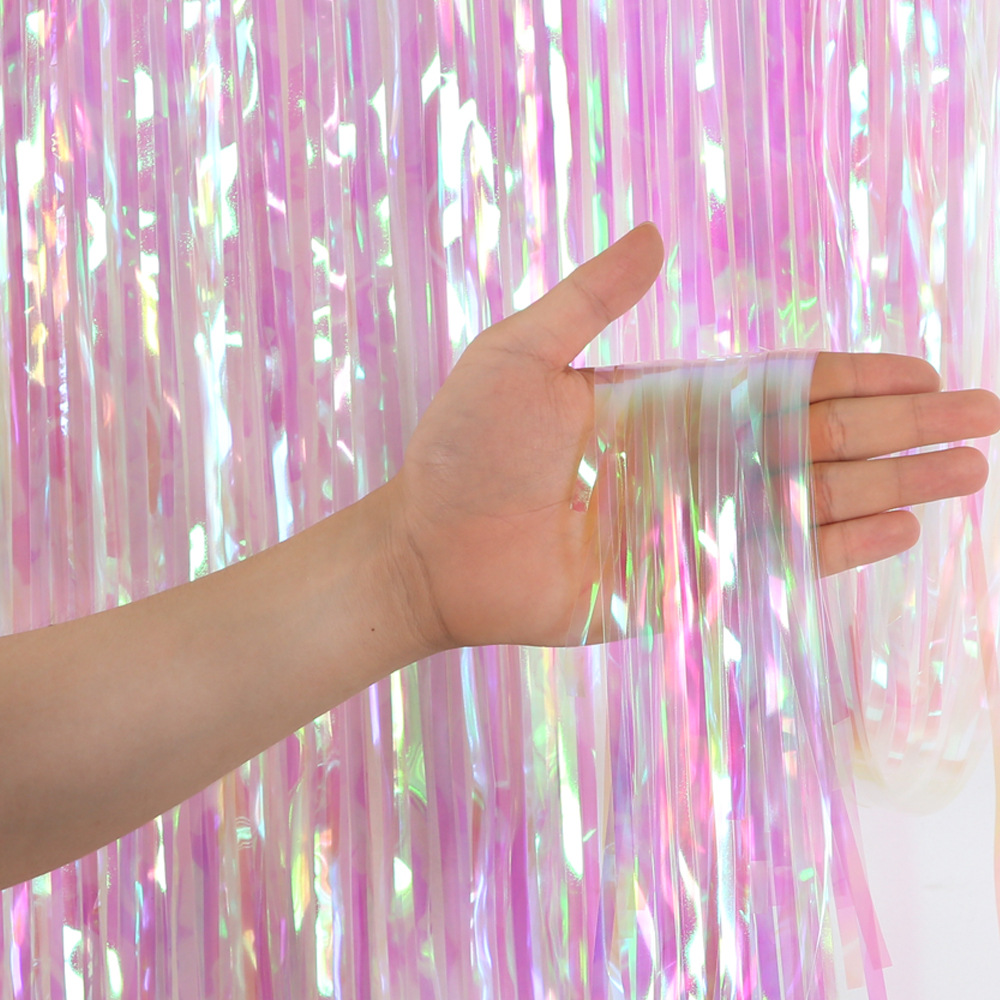 2M 3M Party Backdrop Curtains  – Tinsel Garland Decoration recenzja i cena
