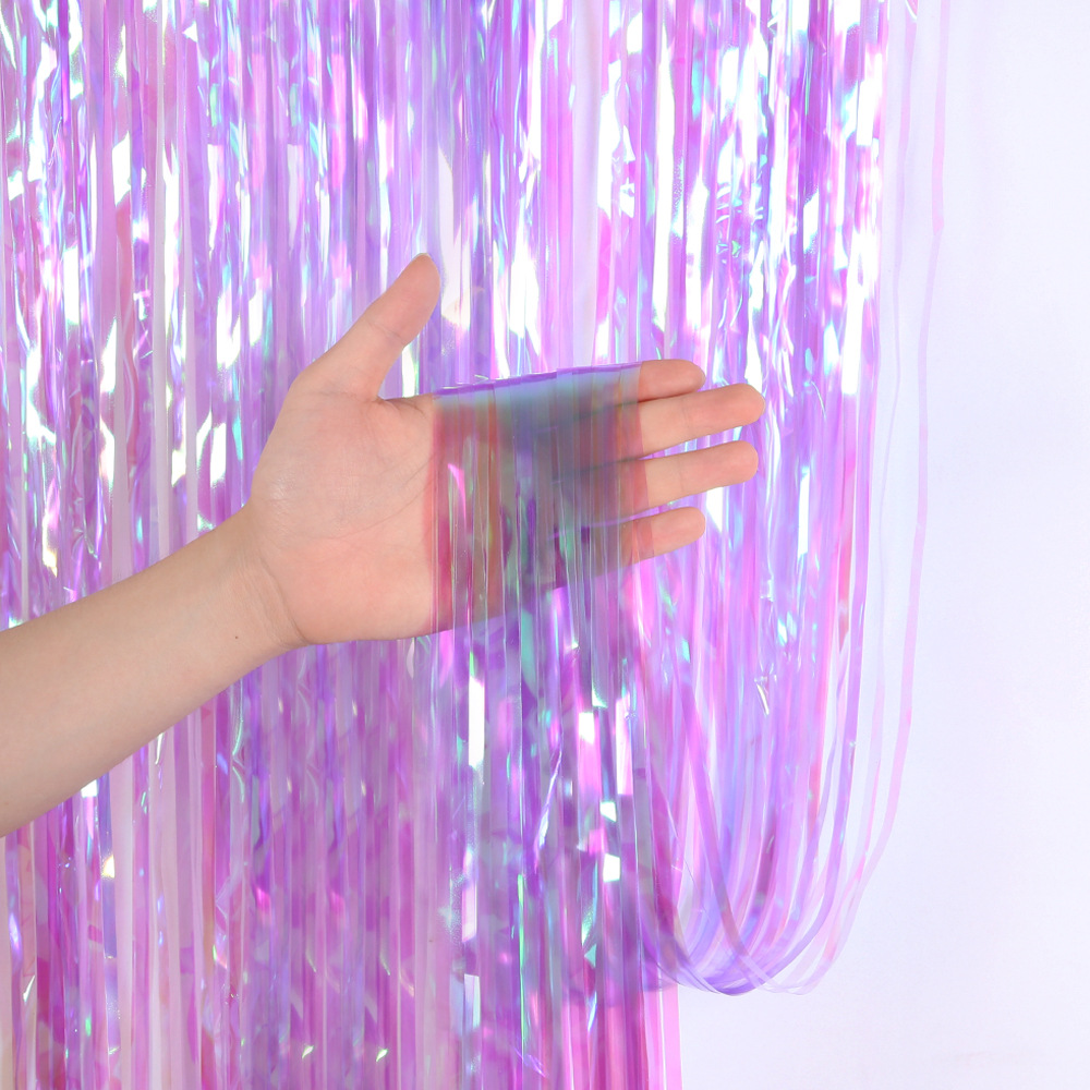2M 3M Party Backdrop Curtains  – Tinsel Garland Decoration recenzja i cena