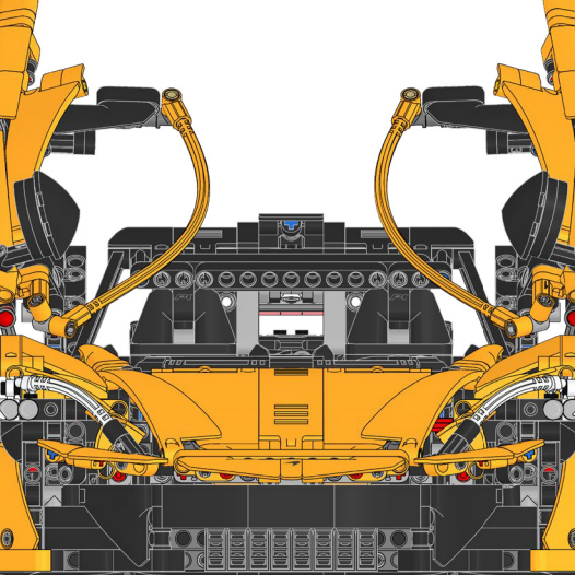 Żółty Zmontowany Samochód Spor – Lego Set Technic recenzja i cena