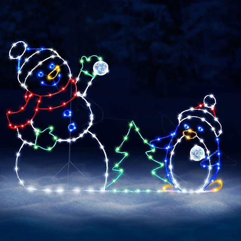 Animowany bałwanek LED z broka – Christmas Lights Outdoor recenzja i cena