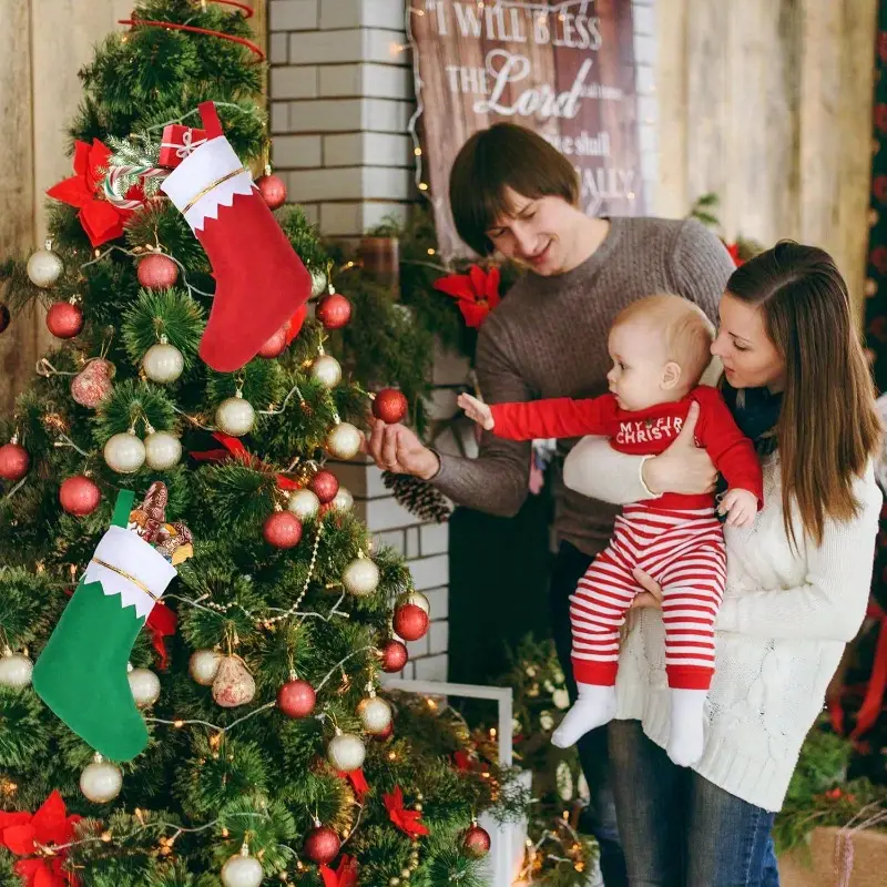 Dwustronne świąteczne skarpety – Christmas Stocking Hanging recenzja i cena