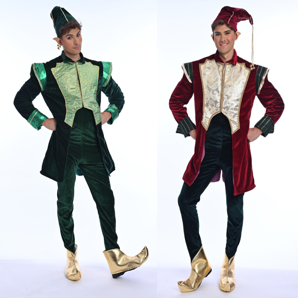 Luksusowy aksamitny strój Świę – Elf Costume Christmas recenzja i cena
