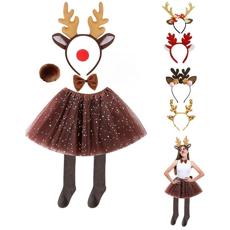 Zestaw przebrania renifera: sp – Reindeer Antlers Headband recenzja i cena