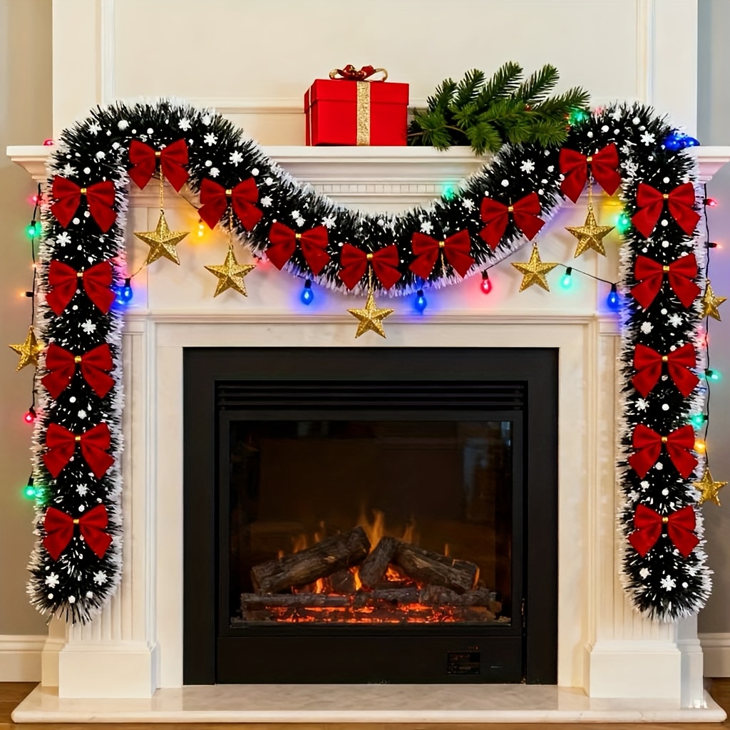 Sztuczna girlanda świąteczna,  – Tinsel Garland Decoration recenzja i cena