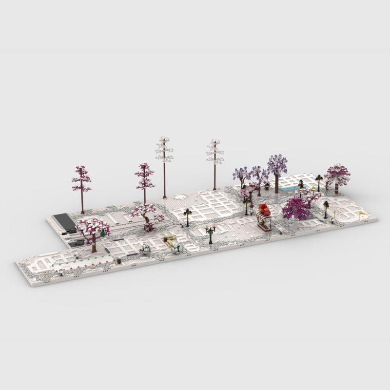 Podstawa ekspozycyjna Zimowa W – Lego Set Creator recenzja i cena