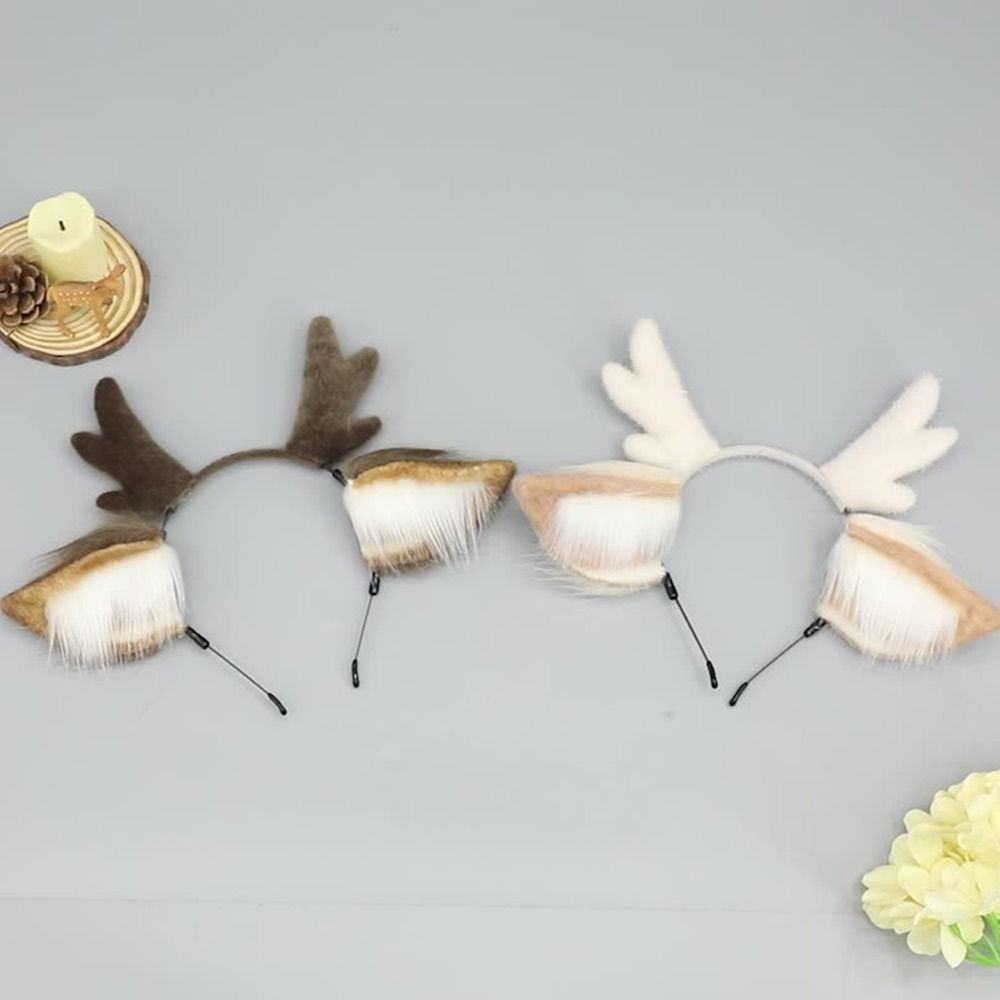 Opaska na głowę z rogami renif – Reindeer Antlers Headband recenzja i cena