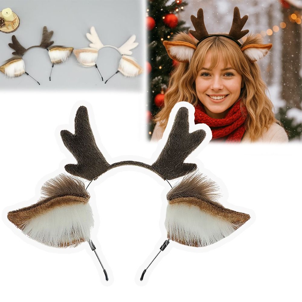 Opaska na głowę z rogami renif – Reindeer Antlers Headband recenzja i cena