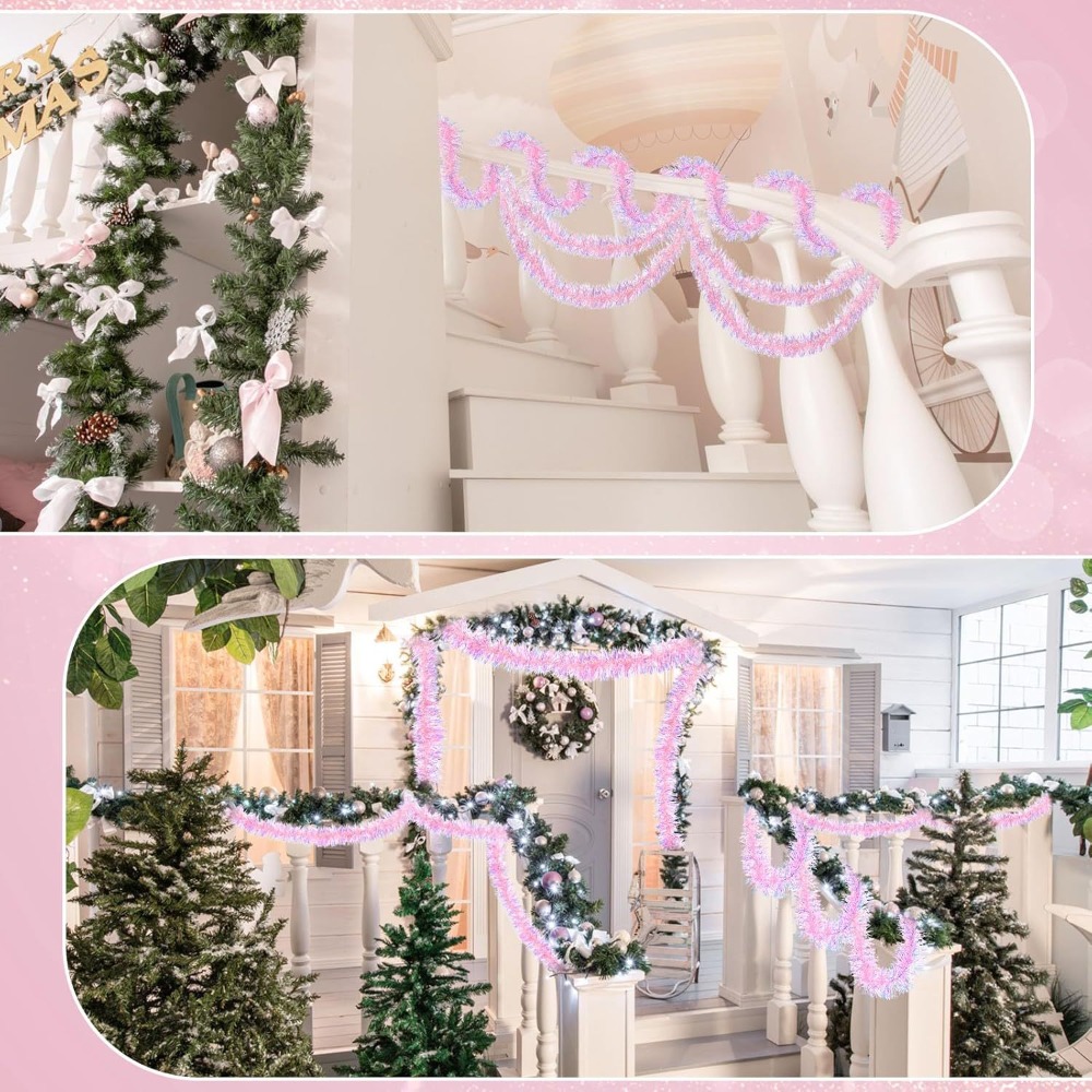 2M/9CM Świąteczne Dekoracje, K – Tinsel Garland Decoration recenzja i cena