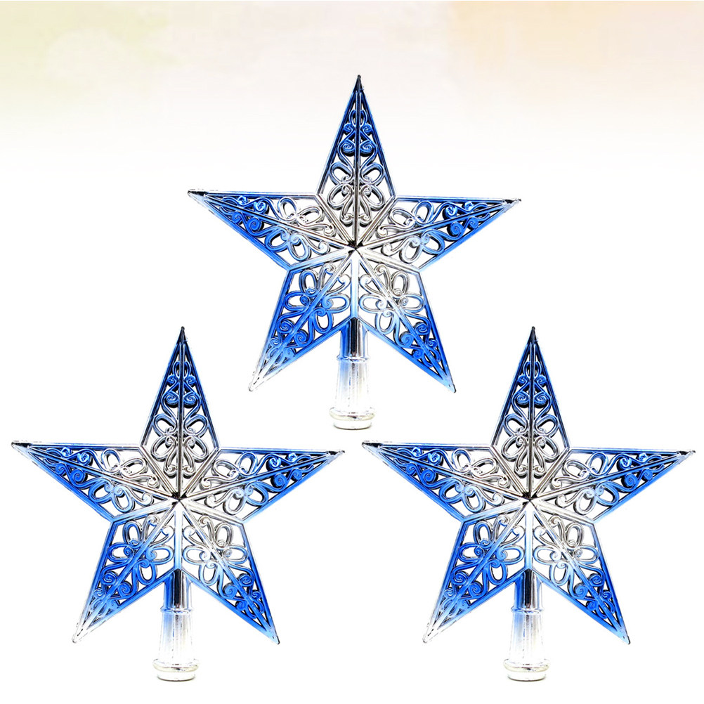 3 sztuki 20 cm pustych gwiazd  – Star Tree Topper recenzja i cena