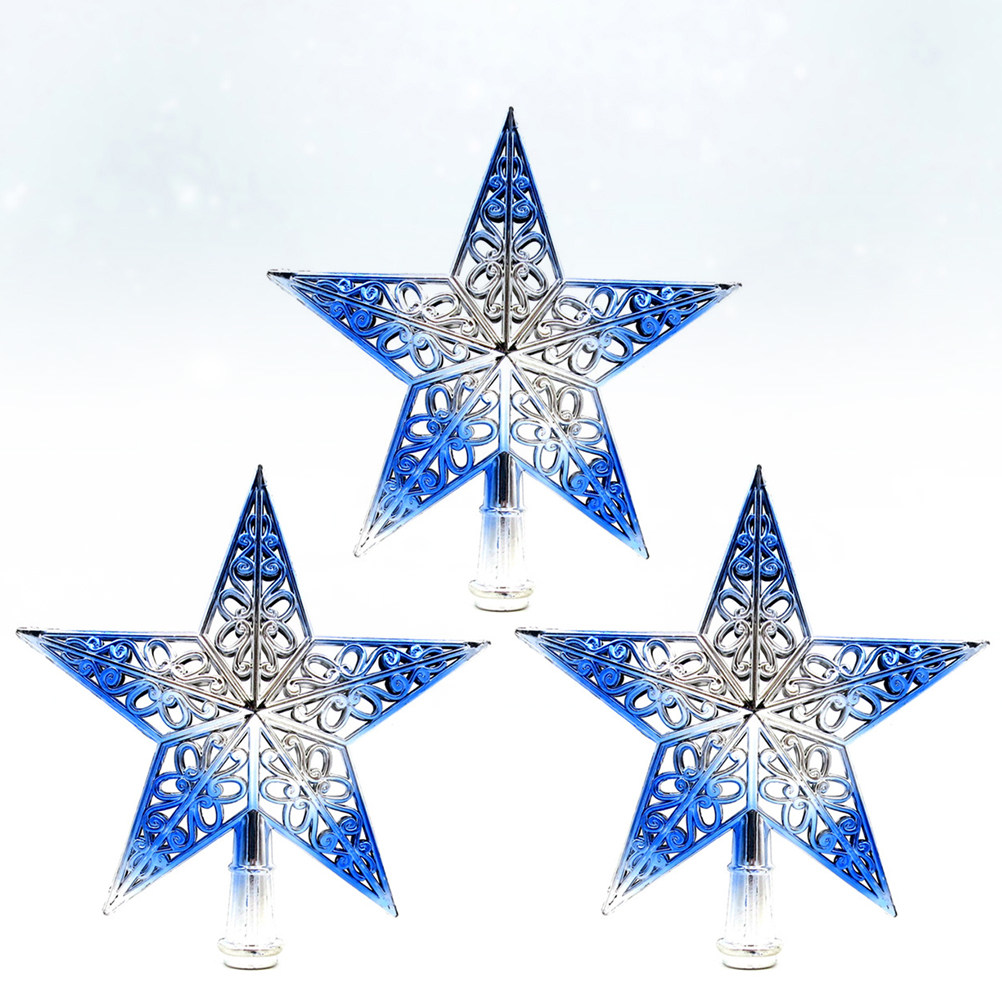 3 sztuki 20 cm pustych gwiazd  – Star Tree Topper recenzja i cena