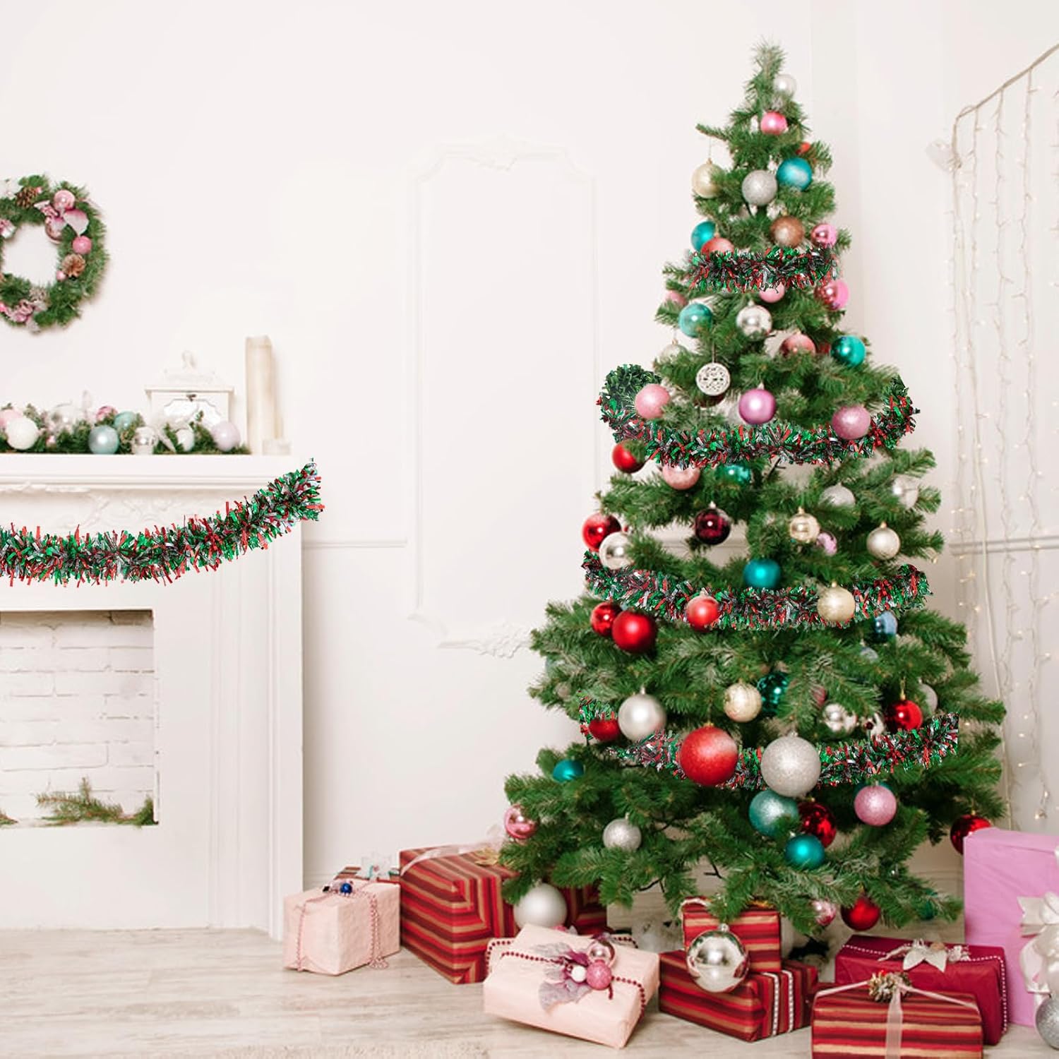 2M Świąteczna girlanda z lamet – Tinsel Garland Decoration recenzja i cena