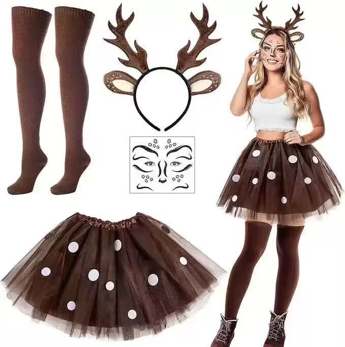 Zestaw Kostiumu Renifera Opask – Reindeer Antlers Headband recenzja i cena