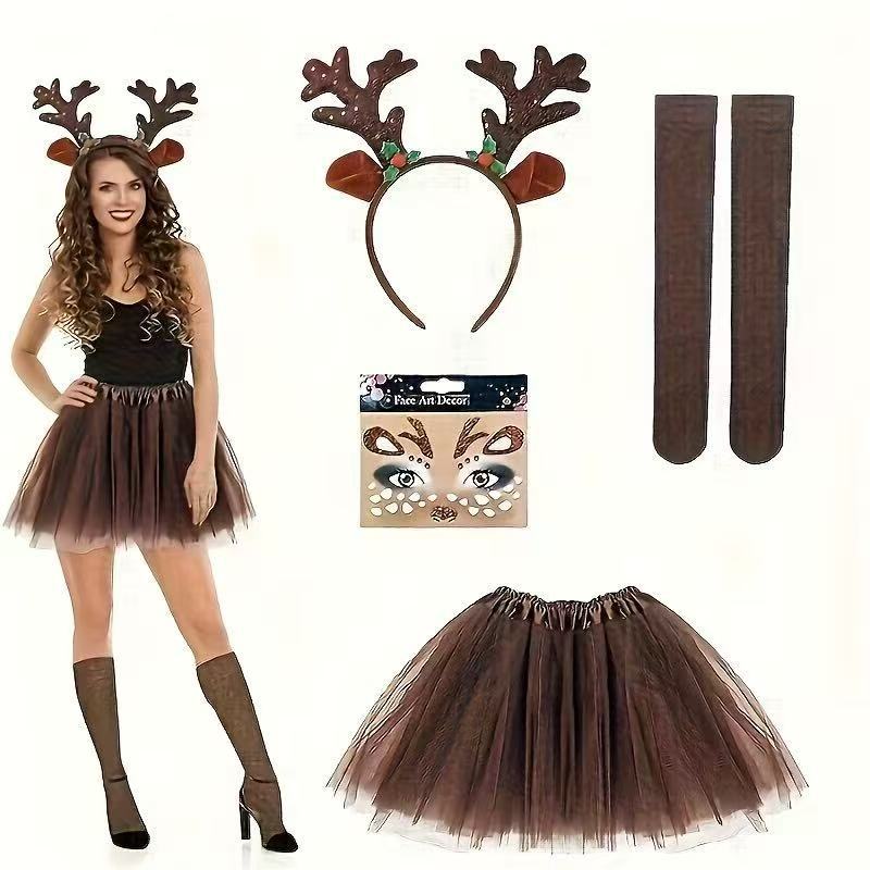 Zestaw Kostiumu Renifera Opask – Reindeer Antlers Headband recenzja i cena