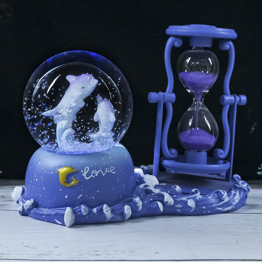 Kryształowa kulka z delfinem,  – Snow Globe Musical recenzja i cena