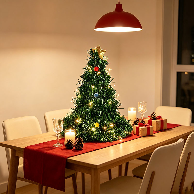 Składana zielona mini choinka  – Star Tree Topper recenzja i cena