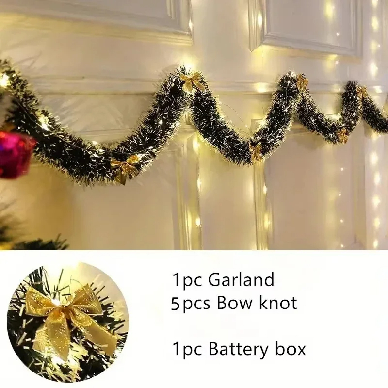 2-metrowa girlanda świąteczna  – Tinsel Garland Decoration recenzja i cena