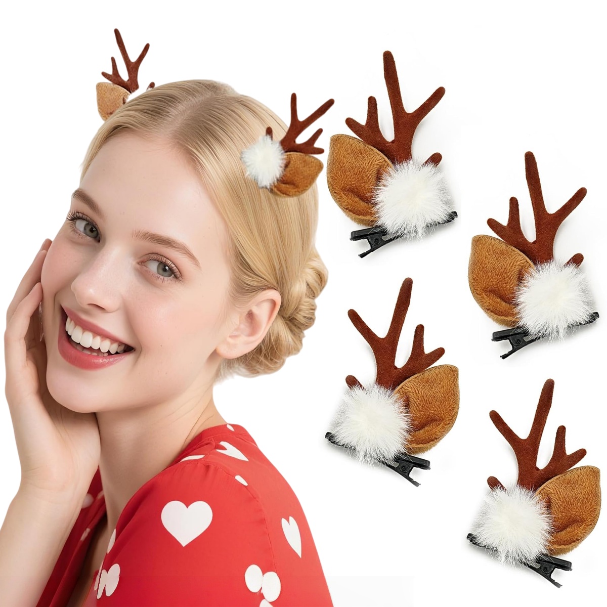 1/2 Pary Małe Opaski na Głowę  – Reindeer Antlers Headband recenzja i cena