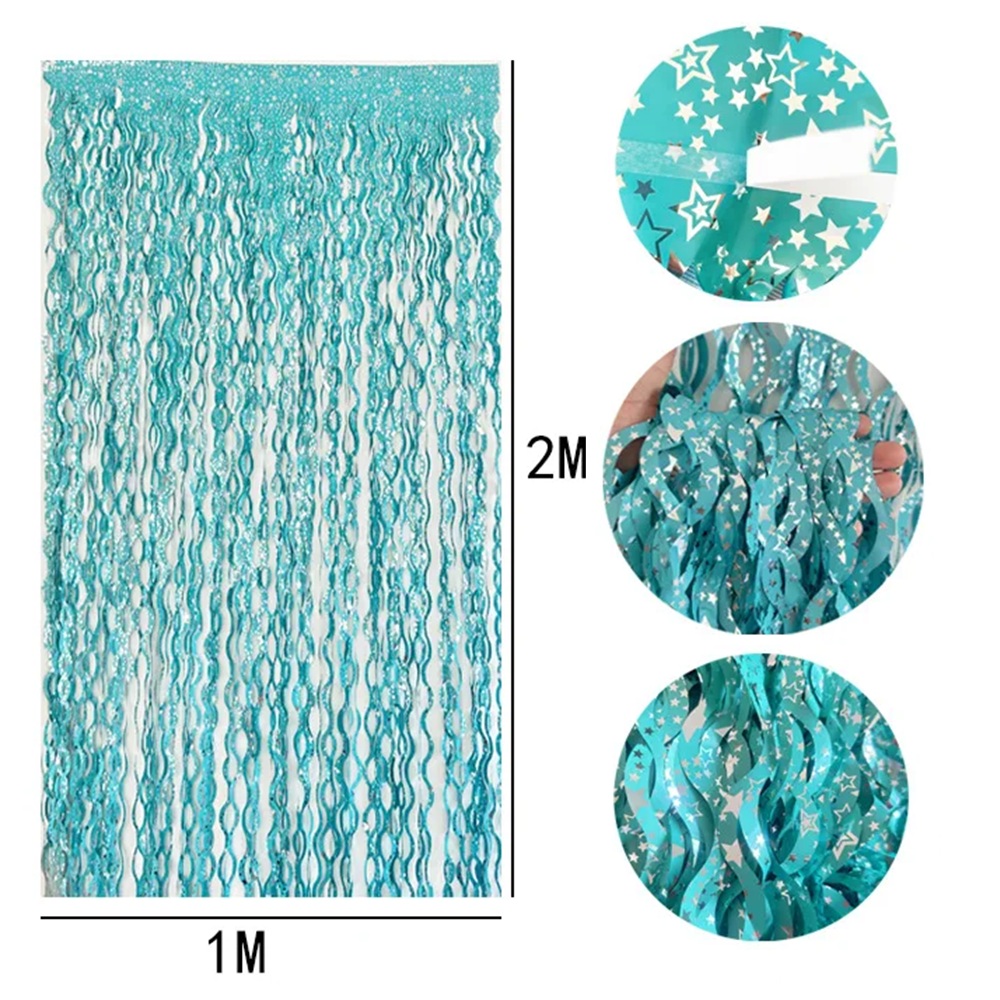 2 sztuki Fioletowo-Niebiesko-R – Tinsel Garland Decoration recenzja i cena